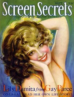 Celebrities Collection: 1920s USA Screen Secrets Magazine Cover