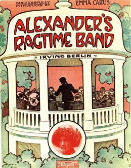 American Prints: 1920s USA sheet music jazz irvin berlin alexanders ragtime band