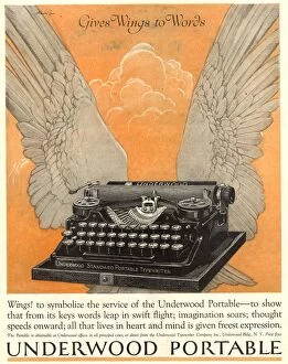 Advertisements Collection: 1922 1920s USA underwood portable typewriters equipment
