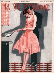 Nineteen Twenties Prints: 1926 1920s France erotica glamour la vie parisienne womens art deco cooking magazines