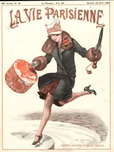Trending: 1927 1920s France erotica glamour la vie parisienne art deco shopping womens magazines