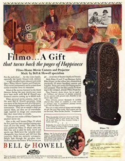 1928 1920s USA cameras cine bell and howell