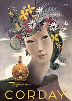 Adverti Prints: 1930s France corday tourjours moi womens