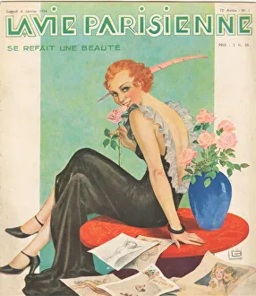1930s France La Vie Parisienne Magazine Cover