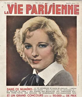1930s France La Vie Parisienne Magazine Cover