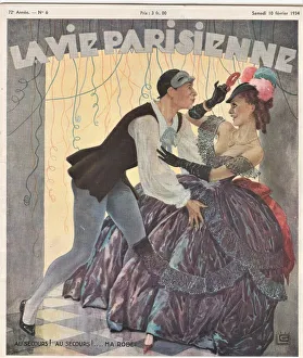 1930s France La Vie Parisienne Magazine Cover