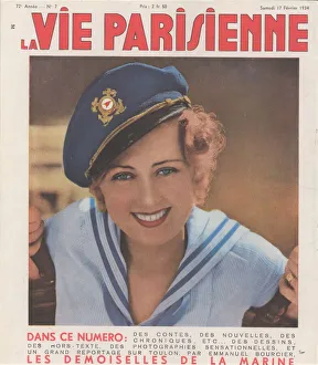 1930s France La Vie Parisienne Magazine Cover