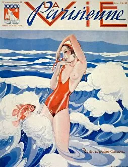 Magazine Cover Collection: 1930s France La Vie Parisienne Magazine Cover