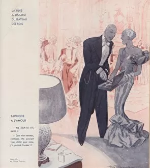 Images Dated 16th March 2021: 1930s France La Vie Parisienne Magazine Plate
