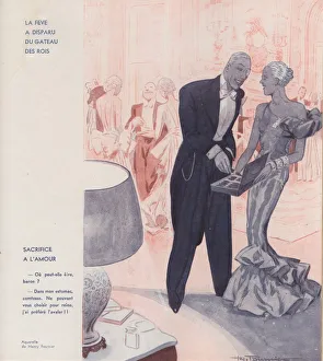 1930s France La Vie Parisienne Magazine Plate