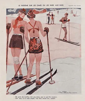 1930s France La Vie Parisienne Magazine Plate