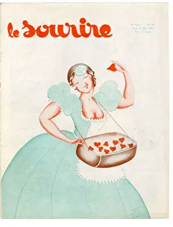 1930s France Le Sourire Magazine Cover