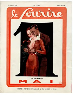 1930s France Le Sourire Magazine Cover