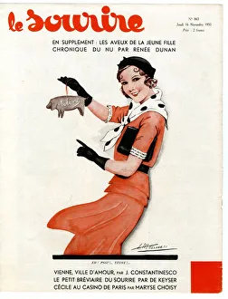 1930s France Le Sourire Magazine Cover