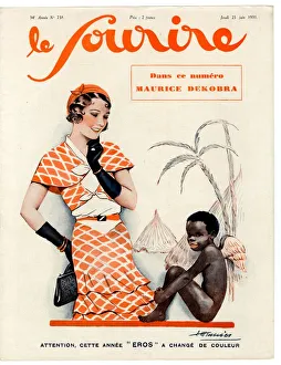 1930s France Le Sourire Magazine Cover