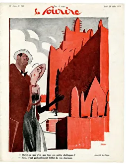 1930s France Le Sourire Magazine Cover
