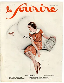 1930s France Le Sourire Magazine Cover