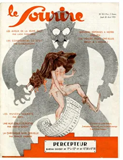1930s France Le Sourire Magazine Cover