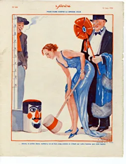 1930s France Le Sourire Magazine Plate