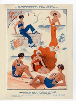 1930s France Le Sourire Magazine Plate