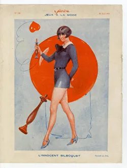 1930s France Le Sourire Magazine Plate