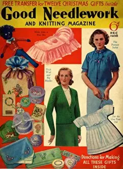 Advertising Archives Collection: 1930s UK Good Needlework and Knitting Magazine Cover