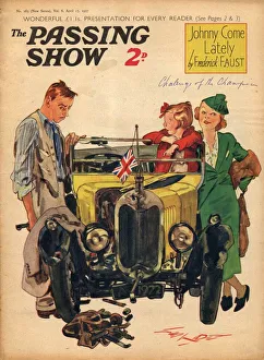 1930s, UK, The Passing Show, Magazine Cover
