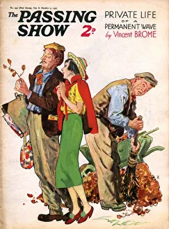 1930s, UK, The Passing Show, Magazine Cover