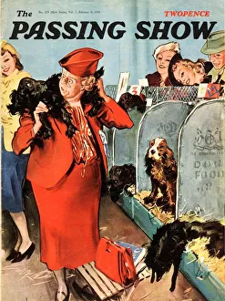 1930s, UK, The Passing Show, Magazine Cover
