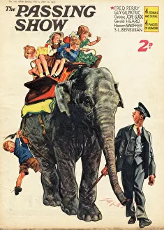 1930s, UK, The Passing Show, Magazine Cover