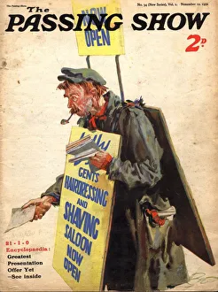 1930s, UK, The Passing Show, Magazine Cover
