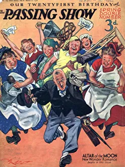 1930s, UK, The Passing Show, Magazine Cover