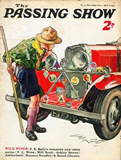 1930s, UK, The Passing Show, Magazine Cover
