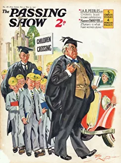 1930s, UK, The Passing Show, Magazine Cover