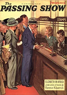 1930s, UK, The Passing Show, Magazine Cover