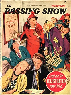 1930s, UK, The Passing Show, Magazine Cover