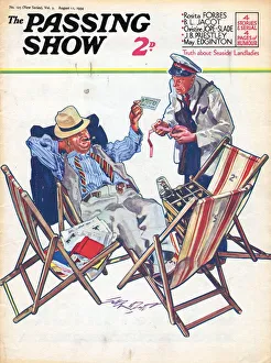 1930s, UK, The Passing Show, Magazine Cover