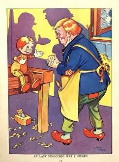 Posters Collection: 1930s, UK, Pinocchio, Book Plate