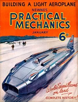 Advertising Archives Collection: 1930s UK Practical Mechanics Magazine Cover