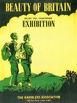 Images Dated 22nd May 2012: 1930s, UK, Ramblers Association, Poster