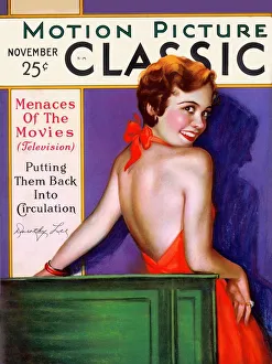 Advertising Archive Prints: 1930s USA Motion Picture Classic Magazine Cover