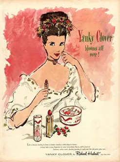 1930s USA yanky clover make-up makeup lipsticks lipstick face powder richard hudnut 1930s USA yanky clover make-up makeup lipsticks lipstick face powder richard hudnut