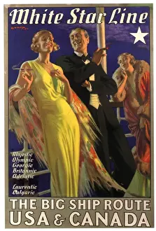1931 1930s USA holidays nautical cruises cruises white star ships womens mens suits