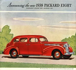 American Prints: 1938 1930s USA packard eight cars