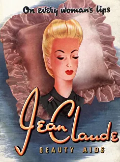 Beauty Prints: 1940s UK jean claude make-up makeup