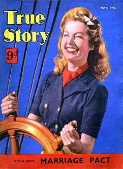 Images Dated 12th July 2013: 1940s UK True Story Magazine Cover