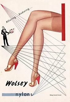 1940's Collection: 1940s UK wolsey womens hosiery stockings nylons
