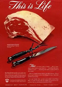 Advertise Collection: 1940s USA meat