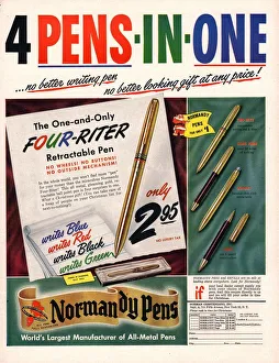 1948 1940s USA pens pencils normandy biros