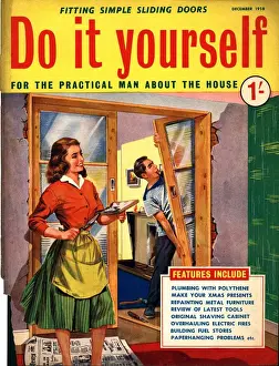Trending: Do It Yourself 1950s UK diy doors plastering decorating magazines do it yourself